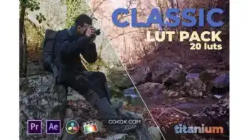 دانلود پریست اصلاح رنگ Titanium Classic LUT Pack (20 Luts)