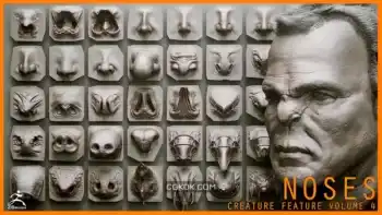 دانلود براش زیبراش بینی NOSES 40 ZBrush VDM Nasal Areas