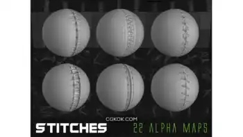 دانلود تصویر آلفا برای مدلسازی لباس Ultimate Cloth Alpha Pack