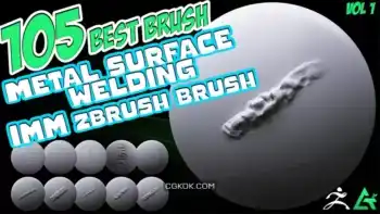 دانلود براش زیبراش فلزات Zbrush Brush Mega Pack