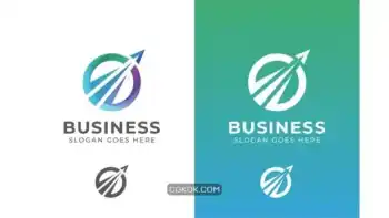 دانلود طرح وکتور لوگو کسب و کار Elegant circle business logo