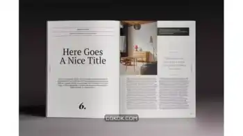 دانلود قالب ایندیزاین روزنامه Brogazine Indesign Template