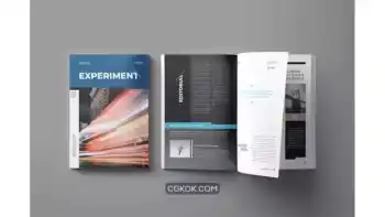 دانلود قالب ایندیزاین مجله Experiment Indesign Template
