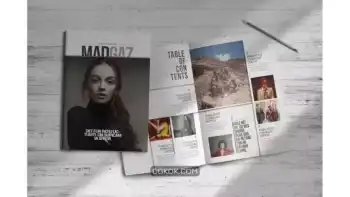 دانلود قالب ایندیزاین مجله InDesign Magazine Template 26
