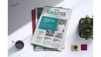 دانلود قالب ایندیزاین روزنامه InDesign Newsletter Template