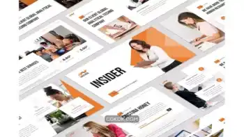 دانلود قالب پاورپوینت کسب و کار Insider – Business PowerPoint Template