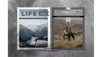 دانلود قالب ایندیزاین مجله سبک زندگی Lifestyle Indesign Template