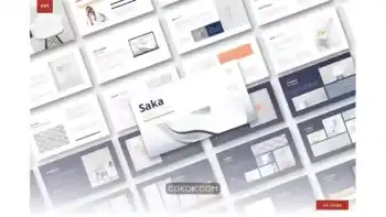 دانلود قالب پاورپوینت کسب و کار Saka Business Powerpoint Presentation