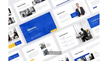 دانلود قالب پاورپوینت کسب و کار Silentzo – Minimal Business PowerPoint Template