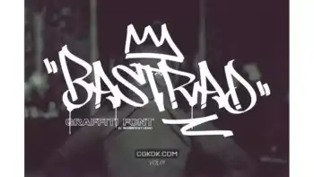دانلود فونت انگلیسی Bastrad Vol.01 – Graffiti Font