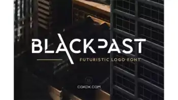 دانلود فونت انگلیسی Blackpast – Futuristic Logo Font