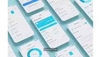 دانلود رابط کاربری مدیریت فایل‌ و فضای ذخیره ابری Cloud Storage & Files Management Drive App UI Kit