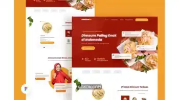 دانلود لندینگ پیج رستوران Dimsamsu – Landing Page