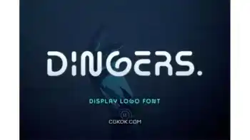 دانلود فونت انگلیسی Dingers – Display Logo Font