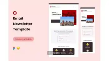 دانلود قالب خبرنامه ایمیل Email Newsletter Template 3