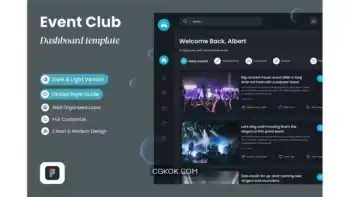 دانلود داشبورد ایونت کلاب Findfest – Event Club Dashboard