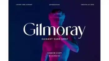 دانلود فونت انگلیسی Gilmoray Elegant Sans Serif Font