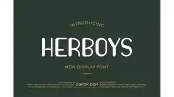 دانلود فونت انگلیسی HERBOYS Font