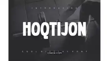 دانلود فونت انگلیسی Hoqtijon