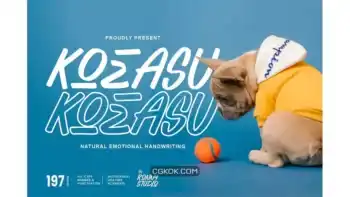دانلود فونت انگلیسی KOEASU – Misuh Display Font