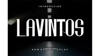دانلود فونت انگلیسی LAVINTOS