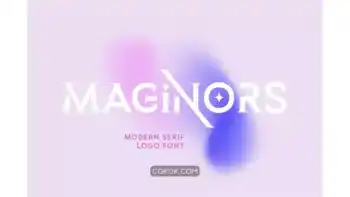 دانلود فونت لوگوی سریف Maginors – Serif Logo Font