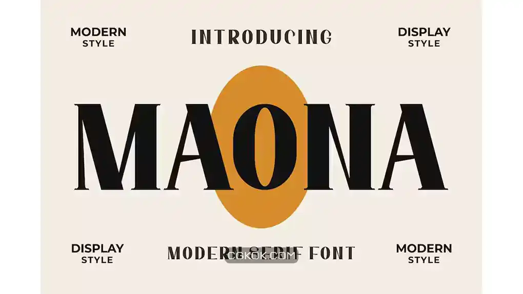 دانلود فونت انگلیسی MAONA Font
