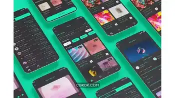 دانلود رابط کاربری اپلیکیشن فروشگاه NFT Dark Marketplace & Crypto Art Black Store App