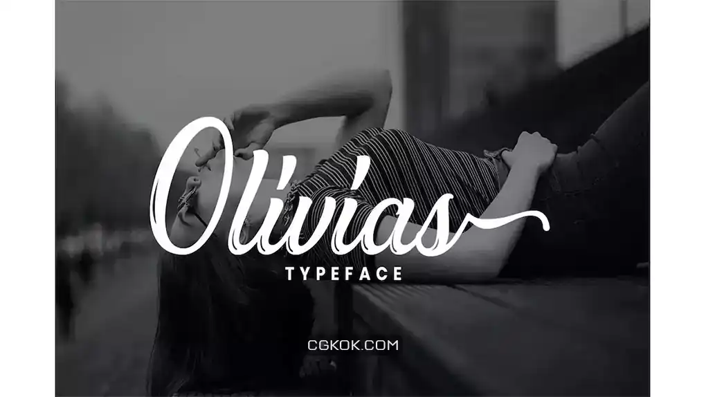 دانلود فونت انگلیسی Olivias Typeface