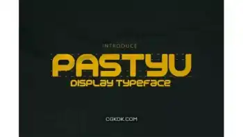 دانلود فونت انگلیسی Pastyu – Display Typeface