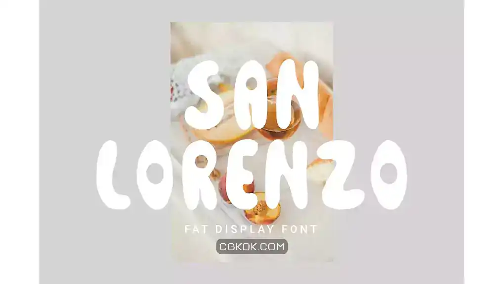 دانلود فونت انگلیسی San Lorenzo – Fat Display Font