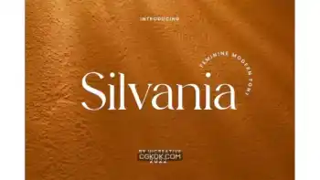 دانلود فونت انگلیسی Silvania Modern Serif Font