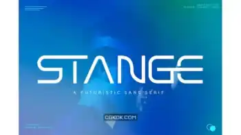 دانلود فونت انگلیسی STANGE – Modern Futuristic Font
