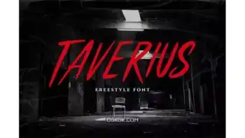 دانلود فونت انگلیسی Taverius