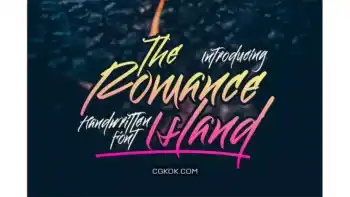 دانلود فونت انگلیسی دست نویس The Romance Island – Handwritten Font
