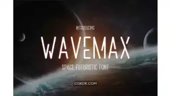 دانلود فونت فضانورد Wavemax – Space Futuristic Font
