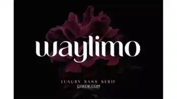 دانلود فونت لوکس Waylimo Luxury Sans Serif Font