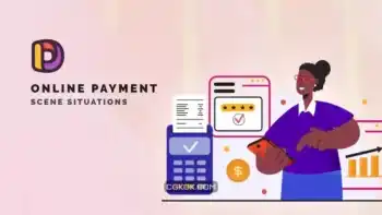 پروژه افترافکت موشن گرافیک پرداخت آنلاین Online Payment – Scene Situations