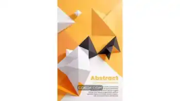 دانلود طرح لایه باز تراکت انتزاعی شبکه اجتماعی Flyer template abstract design for social media
