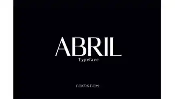 دانلود فونت انگلیسی مدرن Abril Serif Font Family Pack