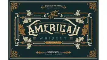 دانلود فونت انگلیسی کلاسیک American Whiskey