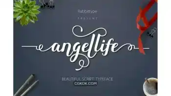 دانلود فونت انگلیسی دست نویس ANGELLIFE