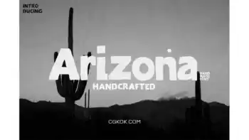 دانلود فونت انگلیسی مدرن Arizona Family Font