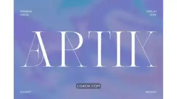 دانلود فونت انگلیسی لوگو Artik – Logo Font