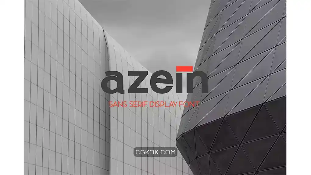 دانلود فونت ساده مدرن Azein – Modern Simple Font