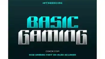 دانلود فونت انگلیسی گیمینگ Basic Gaming