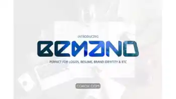 دانلود فونت انگلیسی مدرن Bemand | A Brand Identity Font