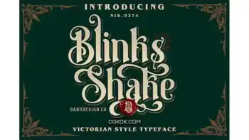 دانلود فونت تاتو Blinks Shake