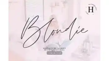 دانلود فونت انگلیسی دست نویس BLONDIE SCRIPT