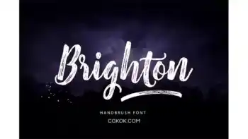 دانلود فونت انگلیسی دست نویس Brighton Script
